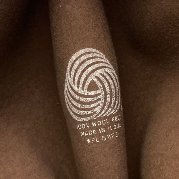 Vintage Dorfman Pacific Mens Wool Fedora size medium Indiana Jones style hat USA - Picture 10 of 10